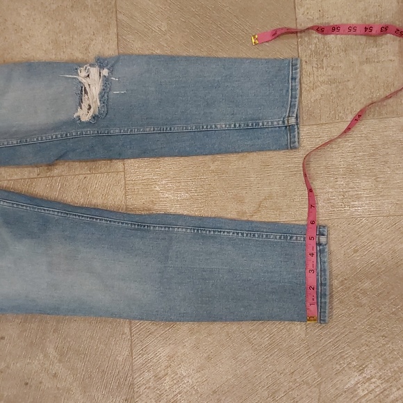 Re/Done 90's High Rise Button Fly Cropped Womens Jeans Size 29 - Picture 7 of 11